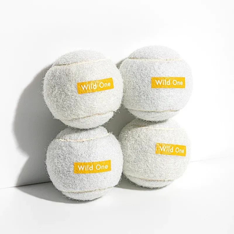 4 Tennis Balls - White - Image 2